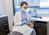 Dentist working on a patient